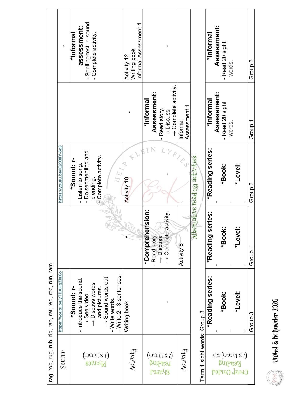 Grade 2 English First Additional Language Lesson Planning Package - Term 1 2026 - Image 2