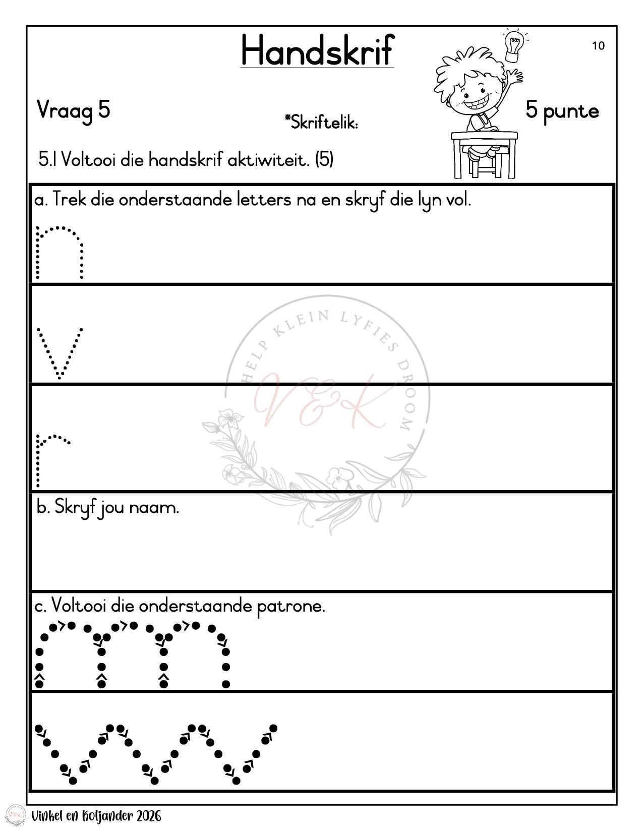Graad 1 Formele Assesserings Take Pakket - Kwartaal 1 2026 - Image 6