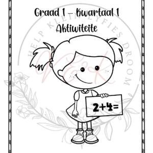 Graad 1 Wiskunde Aktiwiteitsboek - Kwartaal 1 2026
