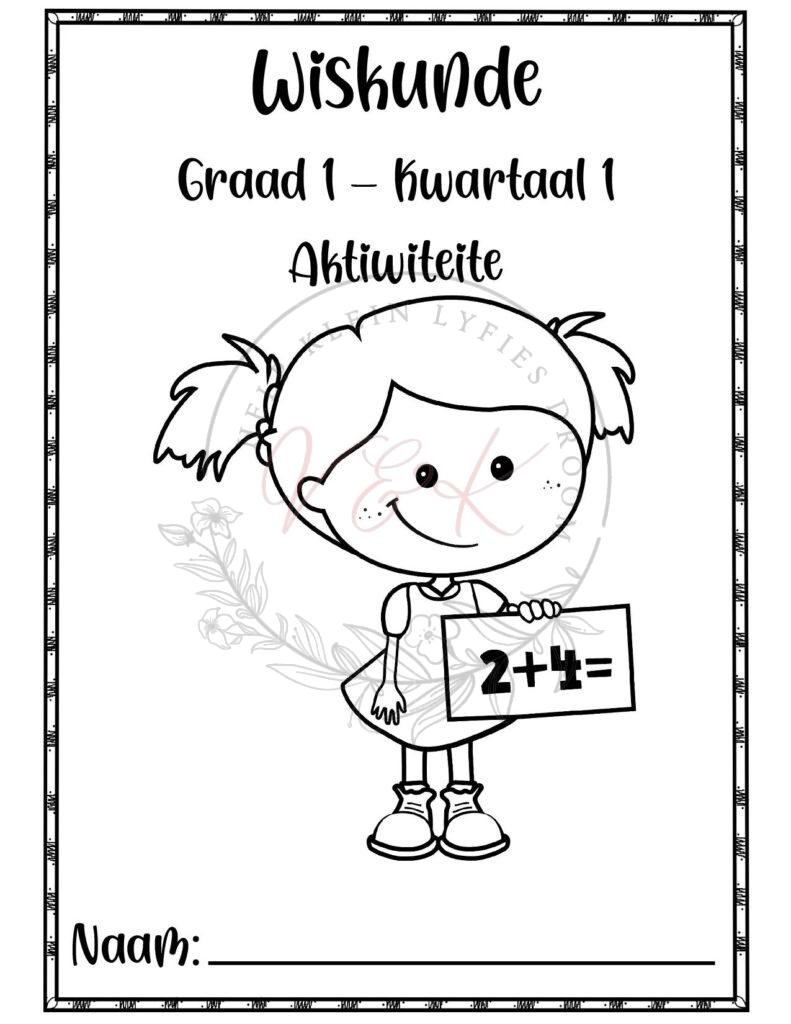 Graad 1 Wiskunde Aktiwiteitsboek - Kwartaal 1 2026