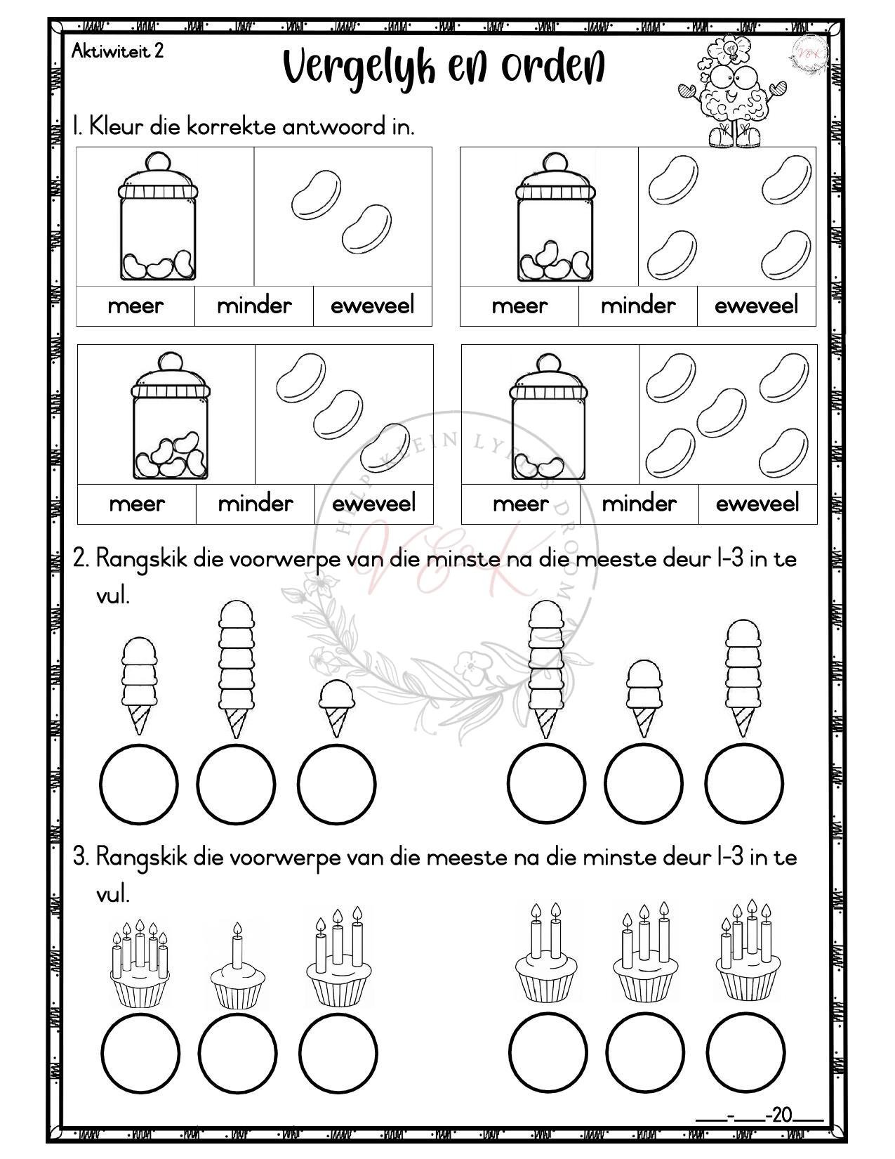 Graad 1 Wiskunde Aktiwiteitsboek - Kwartaal 1 2026 - Image 2