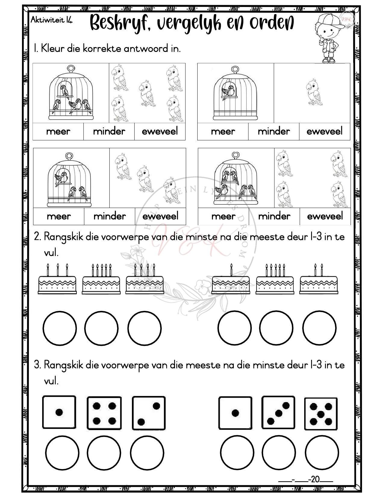 Graad 1 Wiskunde Aktiwiteitsboek - Kwartaal 1 2026 - Image 4