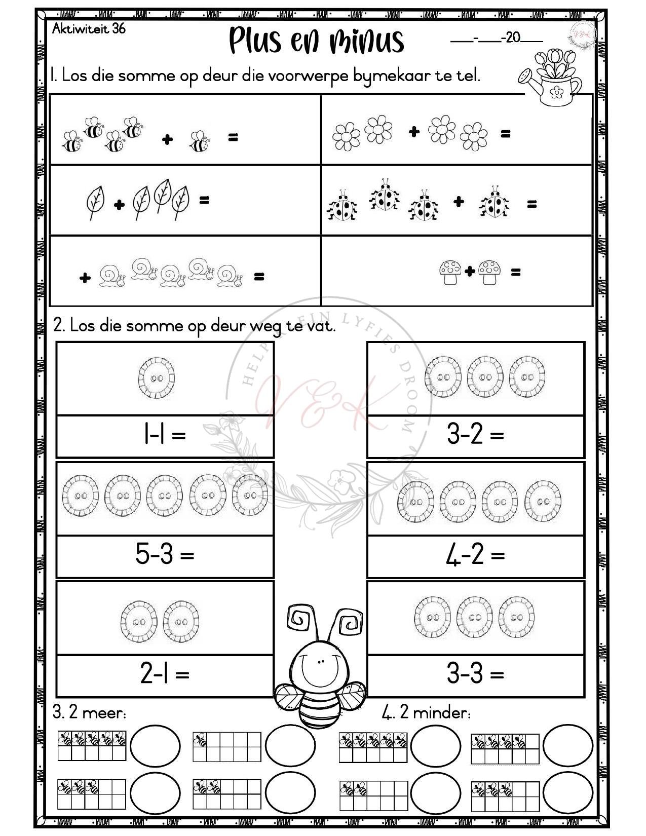 Graad 1 Wiskunde Aktiwiteitsboek - Kwartaal 1 2026 - Image 6