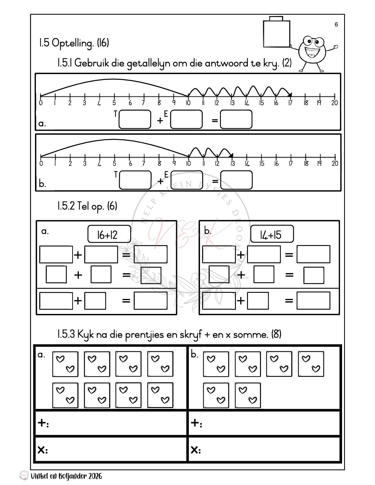 Graad 2 Wiskunde Formele Assesserings Taak - Kwartaal 1 2026 - Image 3