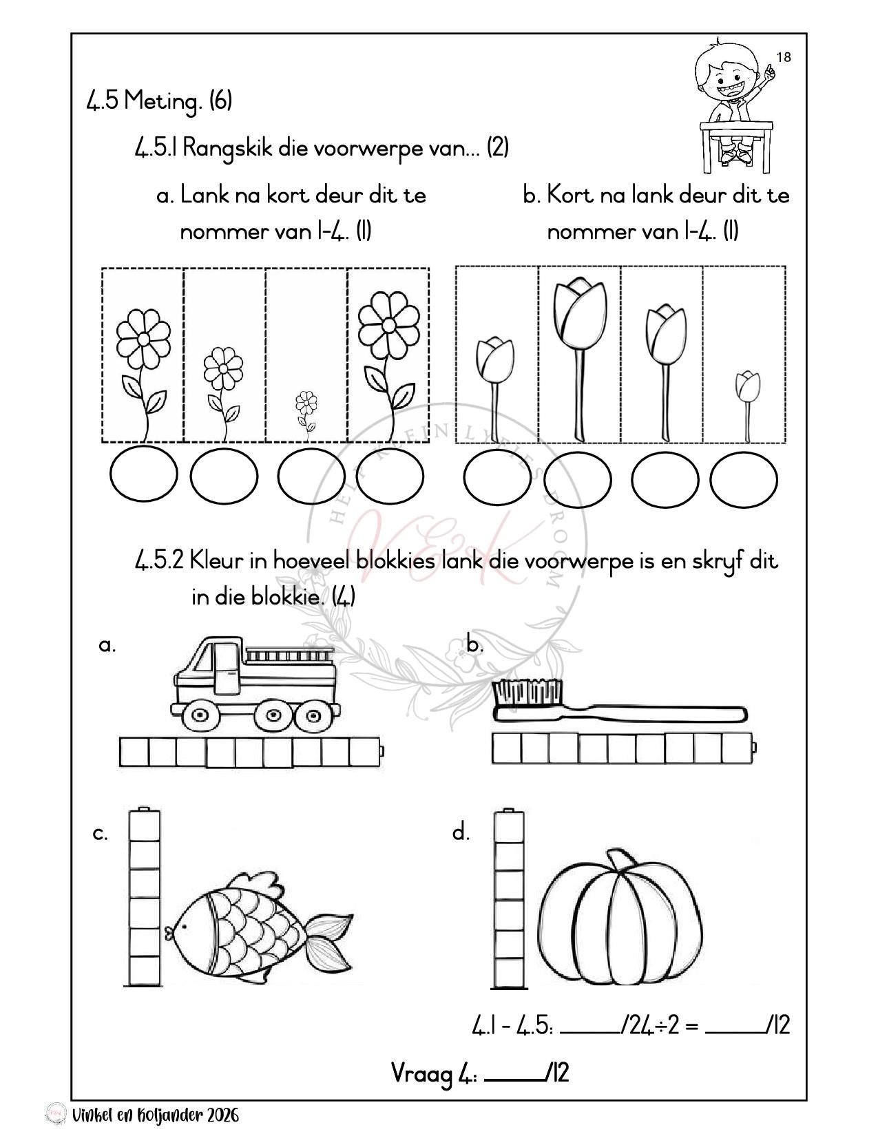 Graad 2 Wiskunde Formele Assesserings Taak - Kwartaal 1 2026 - Image 5