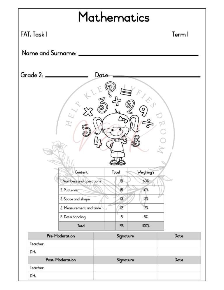 Grade 2 Mathematics Formal Assessment Task – Term 1 2026 - Vinkel ...