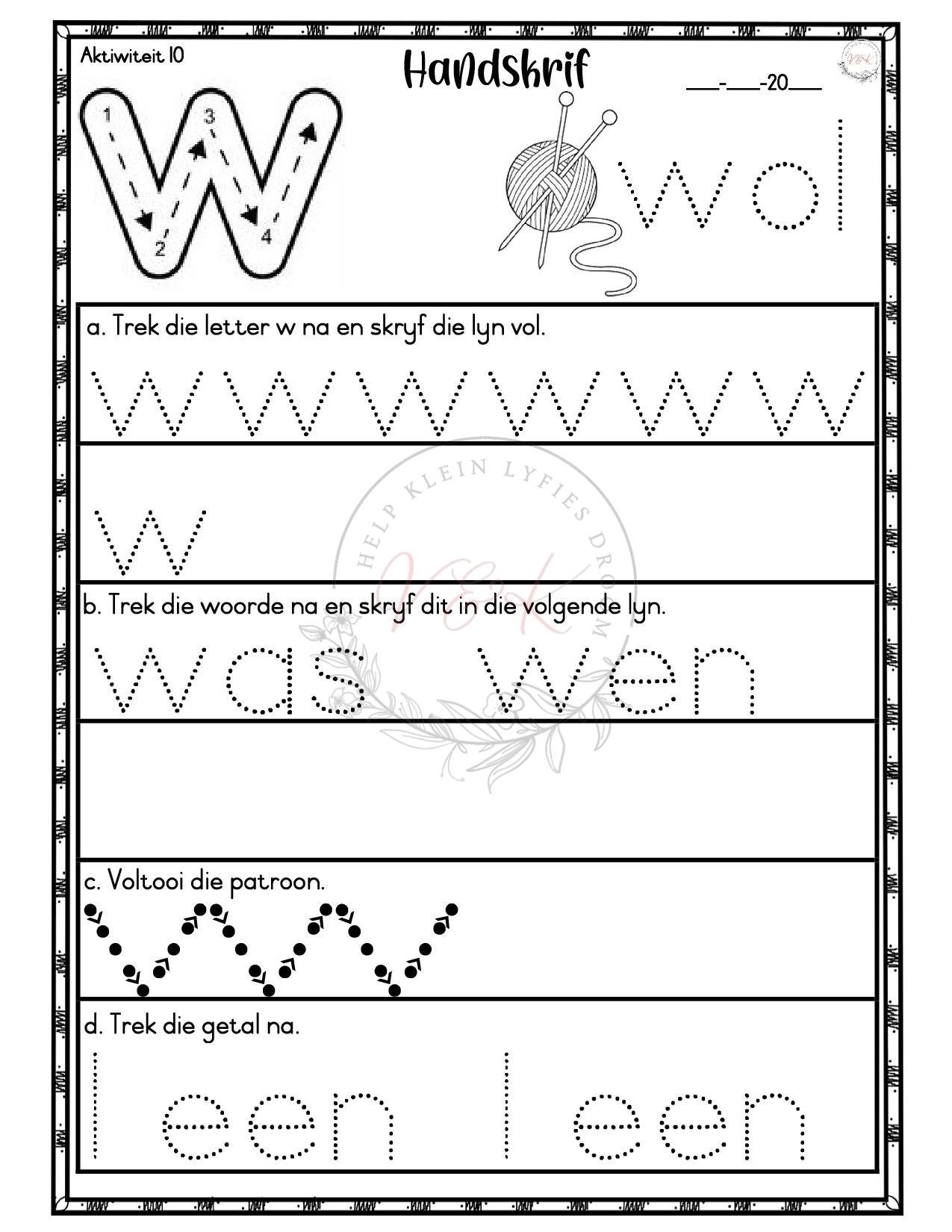 Graad 1 Afrikaans Huistaal Lesbeplannings Pakket - Kwartaal 1 2026 - Image 9