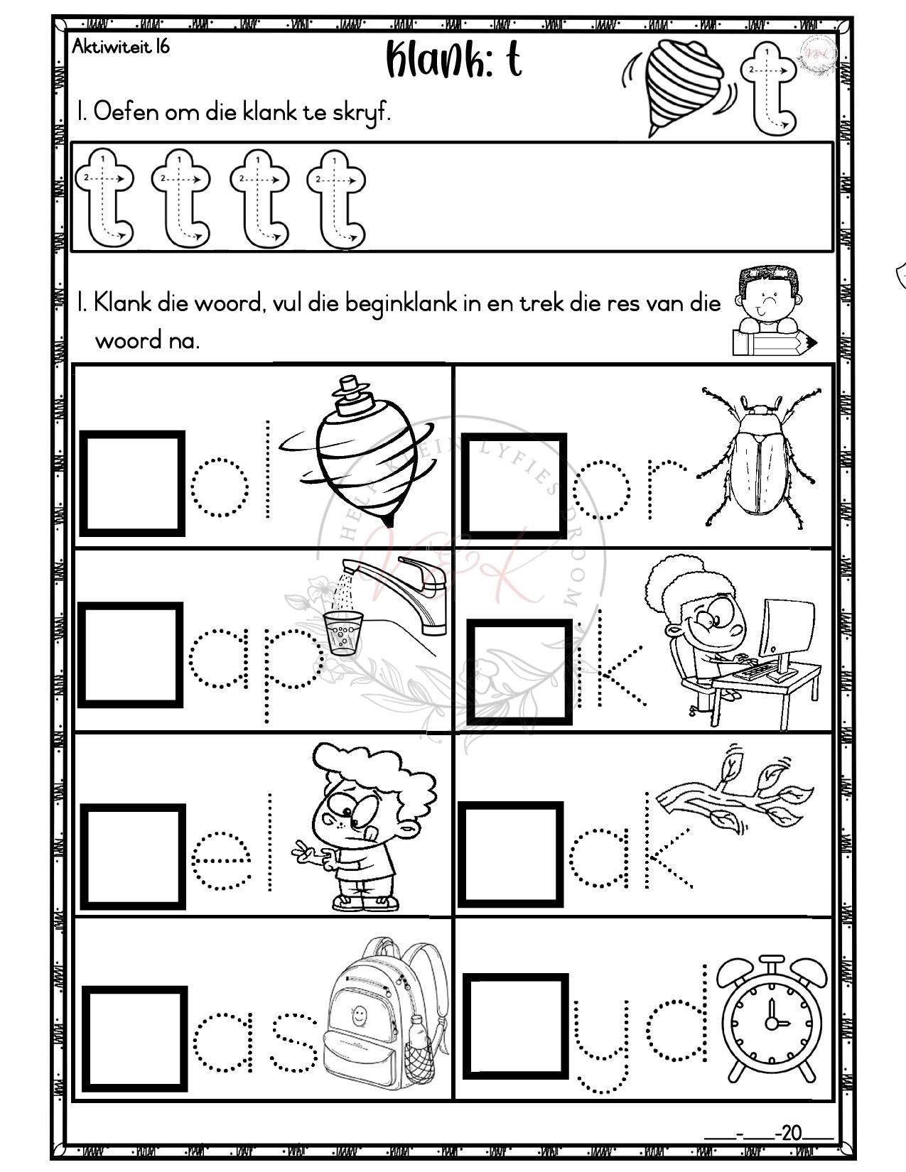 Graad 1 Afrikaans Huistaal Lesbeplannings Pakket - Kwartaal 1 2026 - Image 10