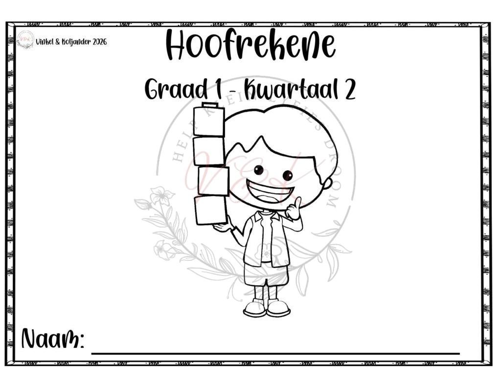 Graad 1 Wiksunde Hoofrekene - Kwartaal 2 2026