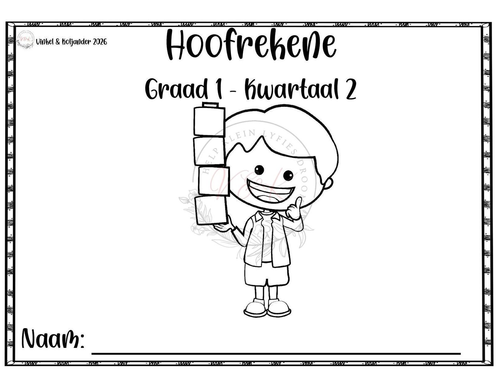 Graad 1 Wiskunde Lesbeplanning Pakket - Kwartaal 2 2026 - Image 8