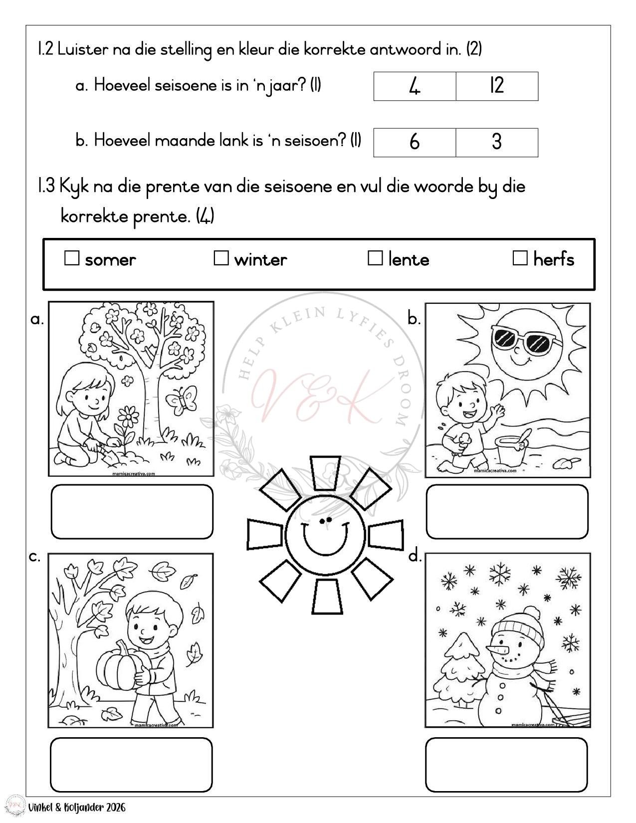 Graad 1 Lewensvaardigheid Lesbeplannings Pakket - Kwartaal 1 2026 - Image 8