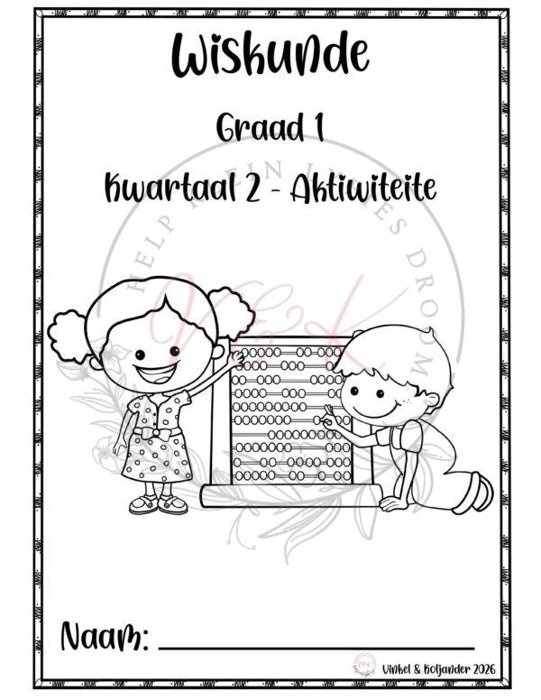 Graad 1 Wiskunde Aktiwiteitsboek - Kwartaal 2 2026