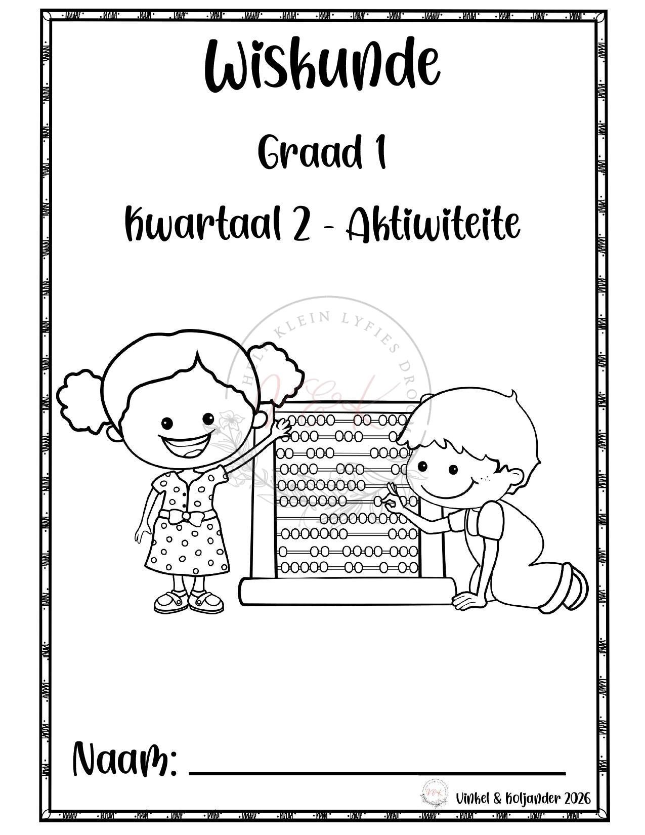 Graad 1 Wiskunde Lesbeplanning Pakket - Kwartaal 2 2026 - Image 4