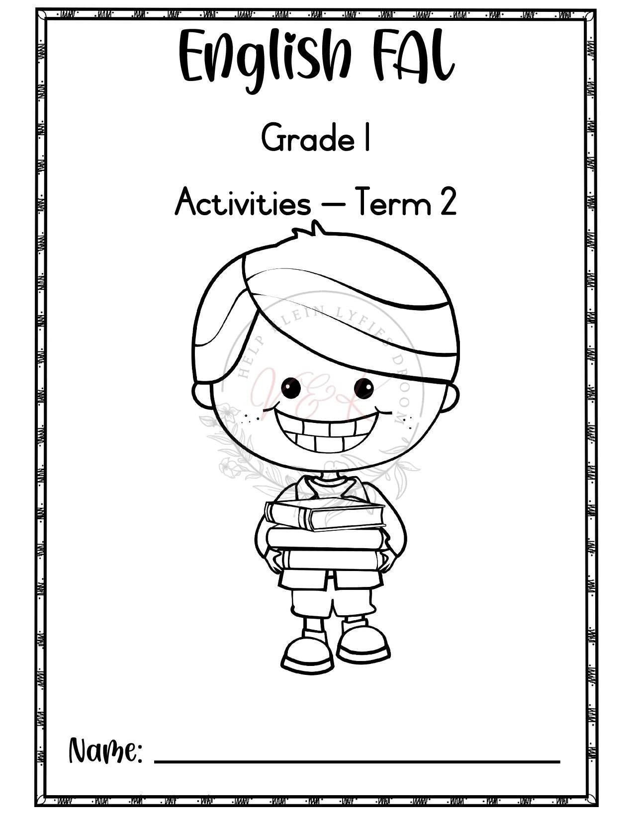 Grade 1 English First Additional Language Activity Book - Term 2 2026