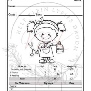 Grade 1 English First Additional Language Formal Assessment - Term 2 2026