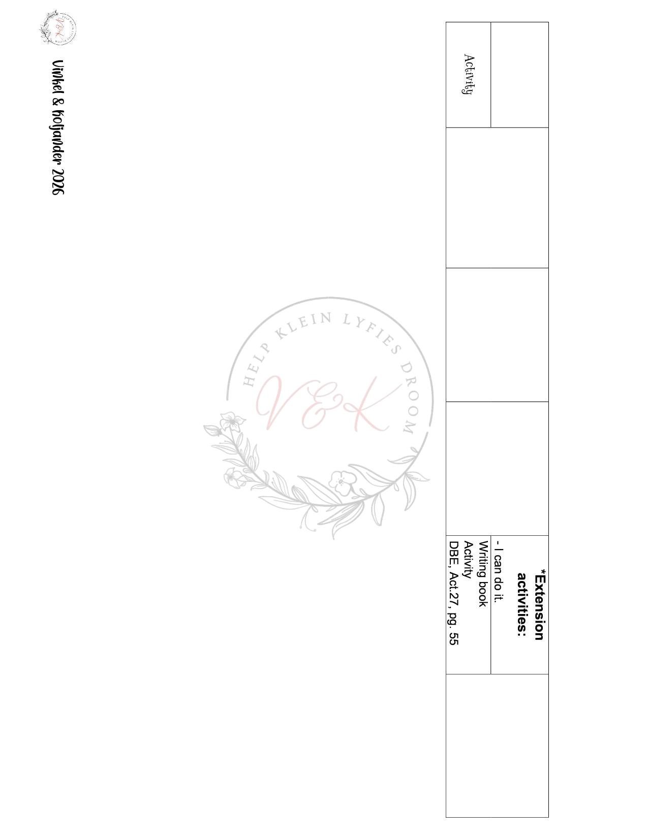 Grade 1 English First Additional Language Lesson Planning - Term 2 2026 - Image 3