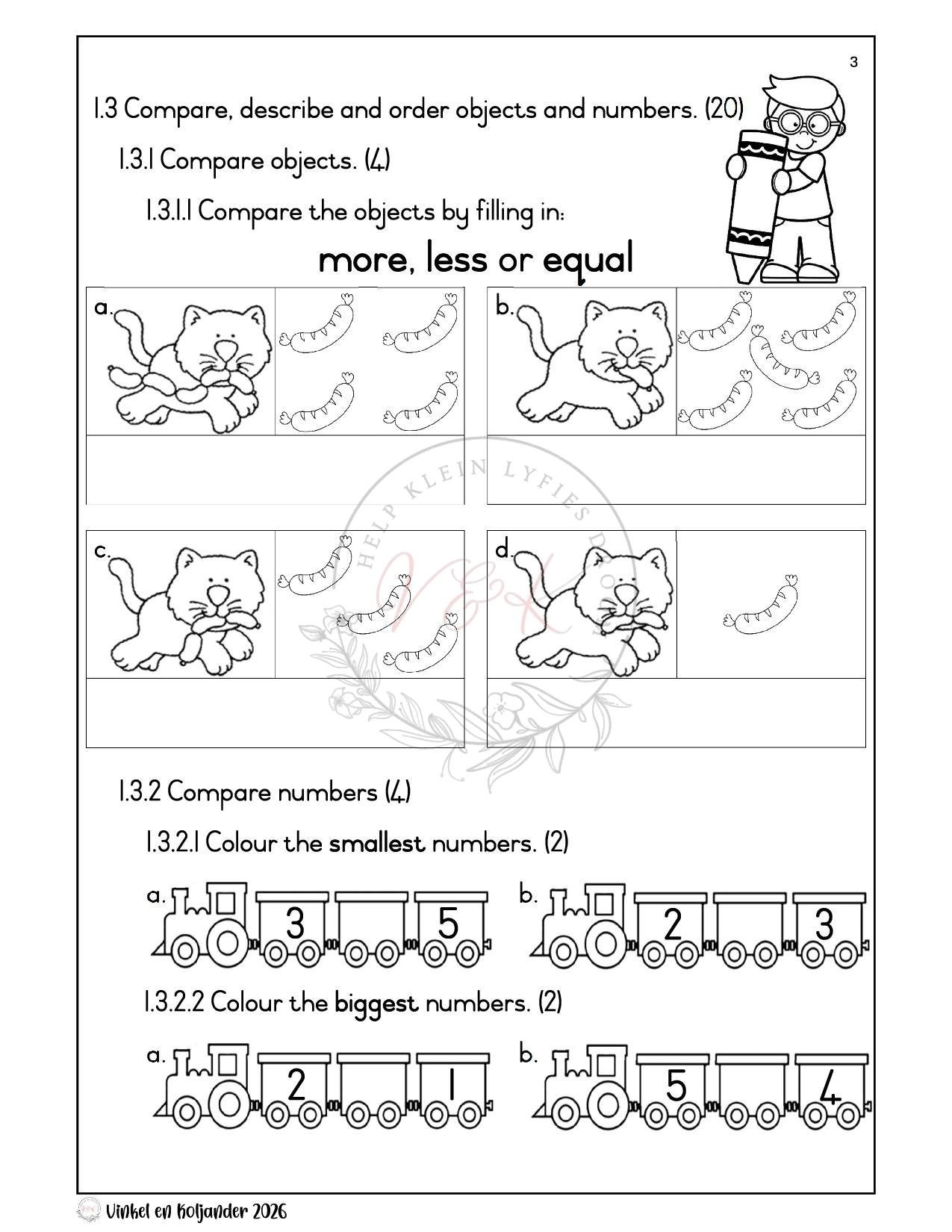 Grade 1 Mathematics Formal Assessment Task – Term 1 2026 - Vinkel ...