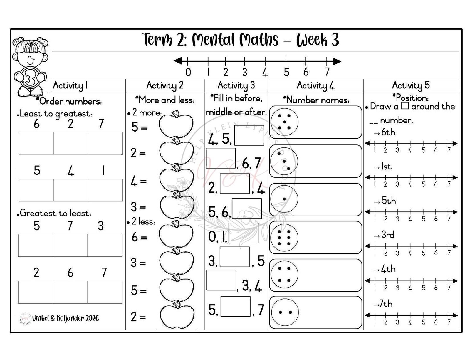 Grade 1 Mathematics Lesson Planning Package - Term 2 2026 - Image 8
