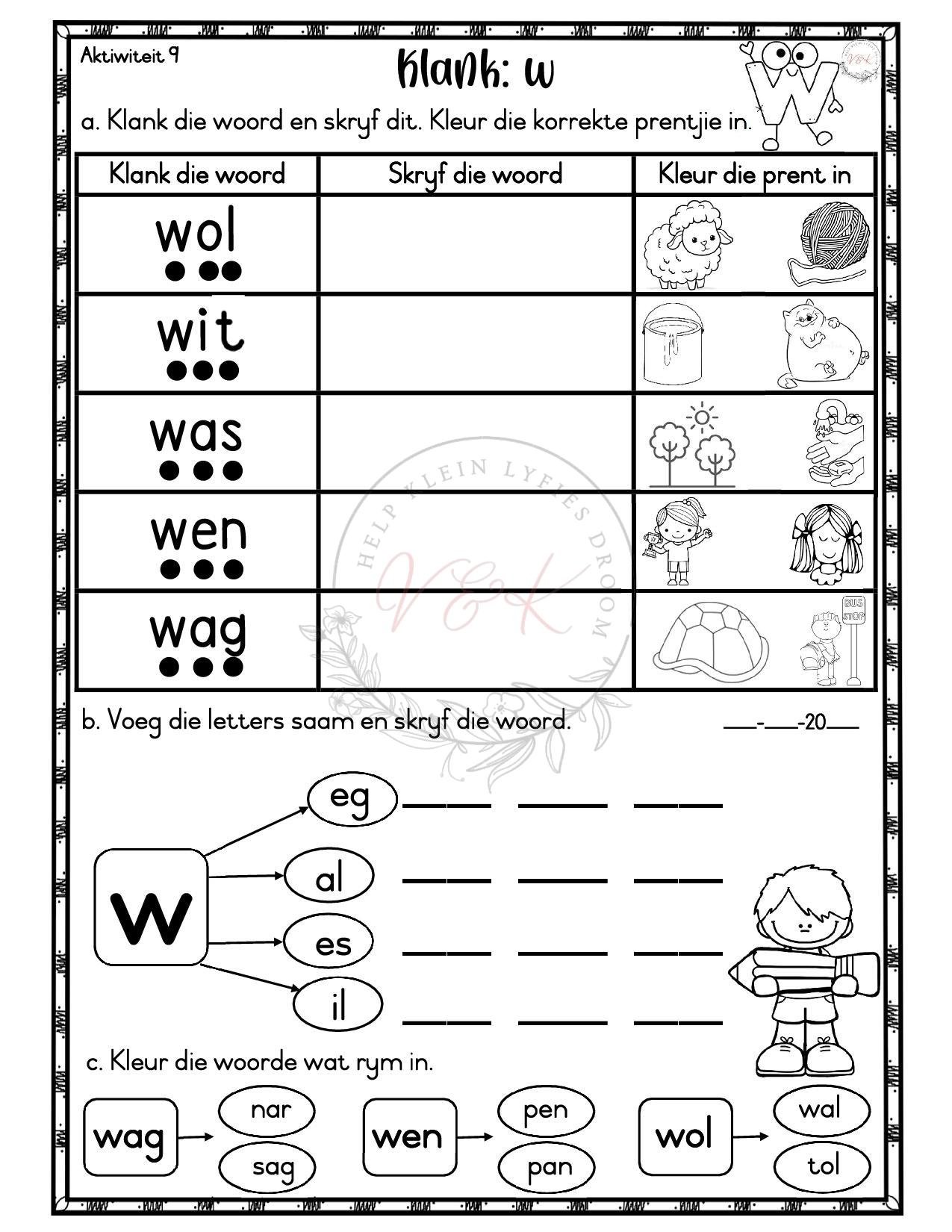 Graad 1 Afrikaans Huistaal Lesbeplannings Pakket - Kwartaal 2 2026 - Image 7