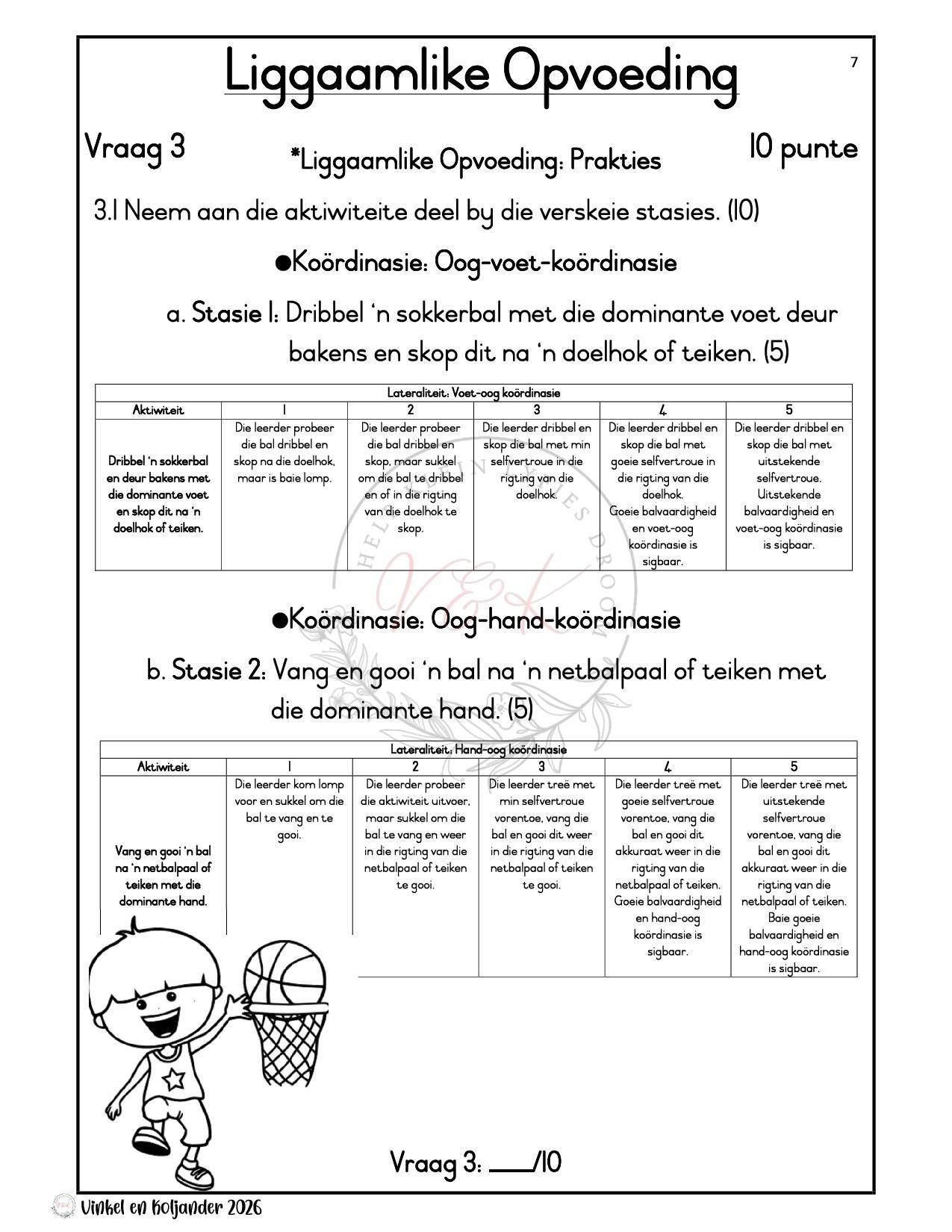 Graad 1 Lewensvaardigheid Formele Assesserings Taak - Kwartaal 2 2026 - Image 2