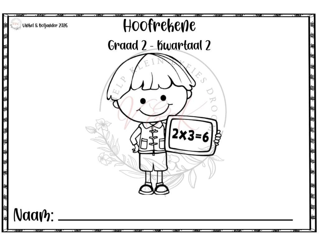 Graad 2 Wiskunde Hoofrekene - Kwartaal 2 2026