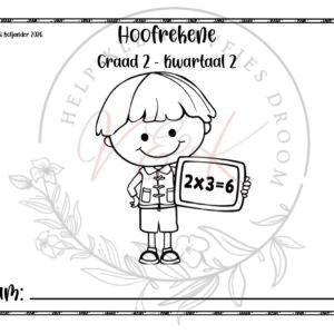 Graad 2 Wiskunde Hoofrekene - Kwartaal 2 2026