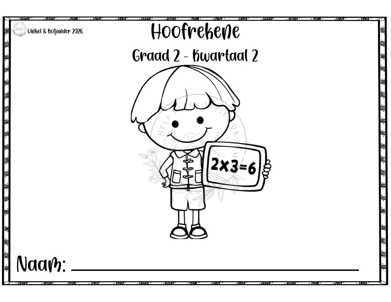 Graad 2 Wiskunde Lesbeplannings Pakket - Kwartaal 2 2026 - Image 8