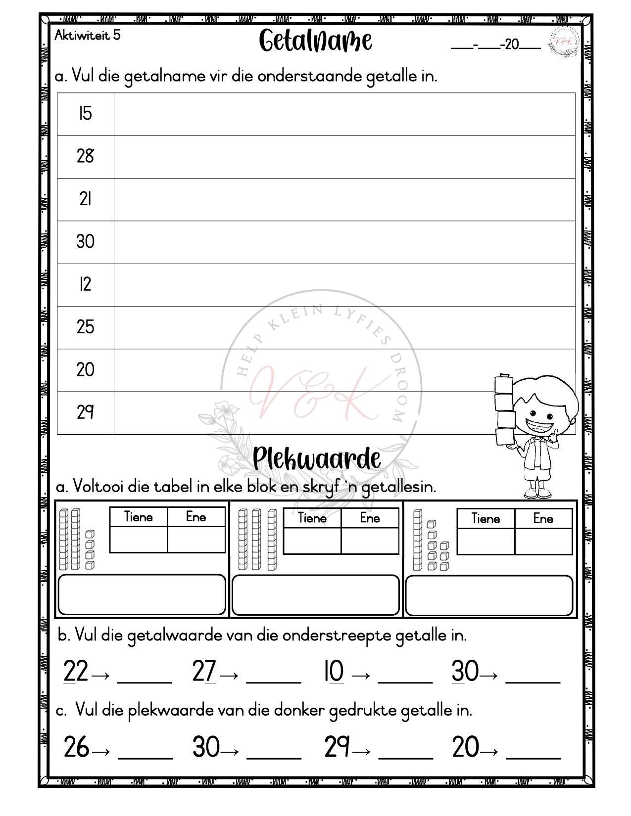 Graad 2 Wiskunde Lesbeplannings Pakket - Kwartaal 2 2026 - Image 4