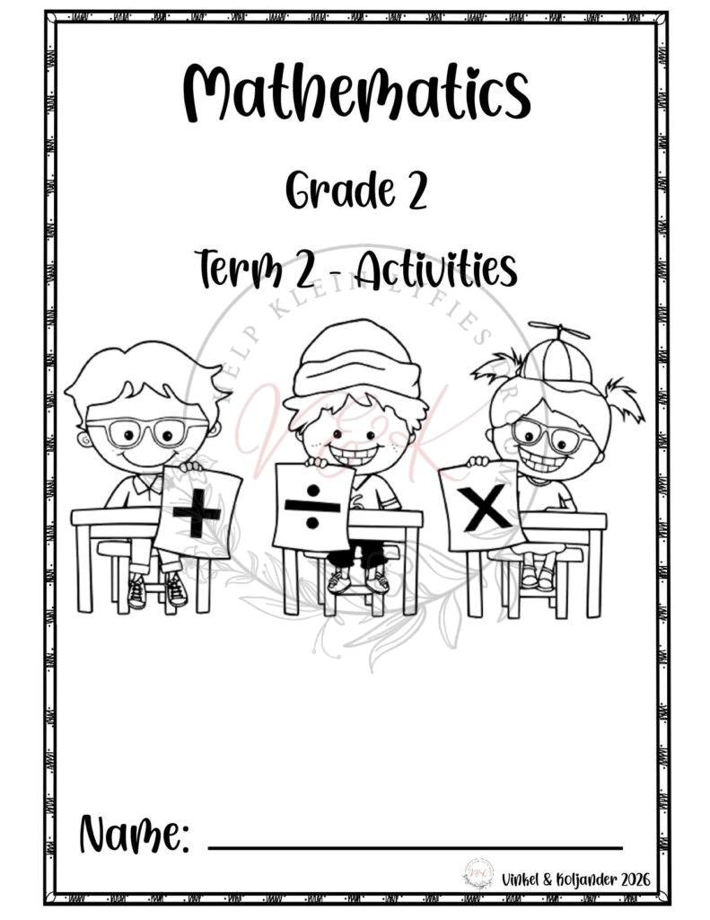 Graad 2 Wiskunde Aktiwiteitsboek - Kwartaal 2 2026
