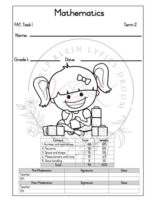 Grade 1 Mathematics Formal Assessment Task - Term 2 2026