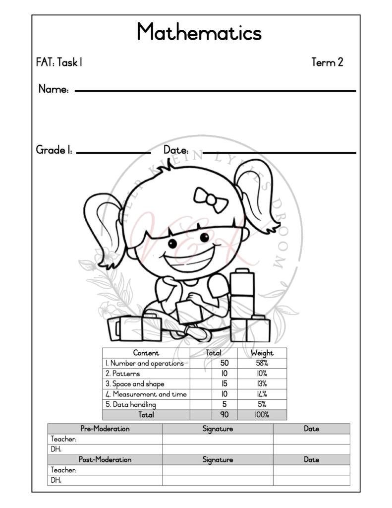 Grade 1 Mathematics Formal Assessment Task - Term 2 2026