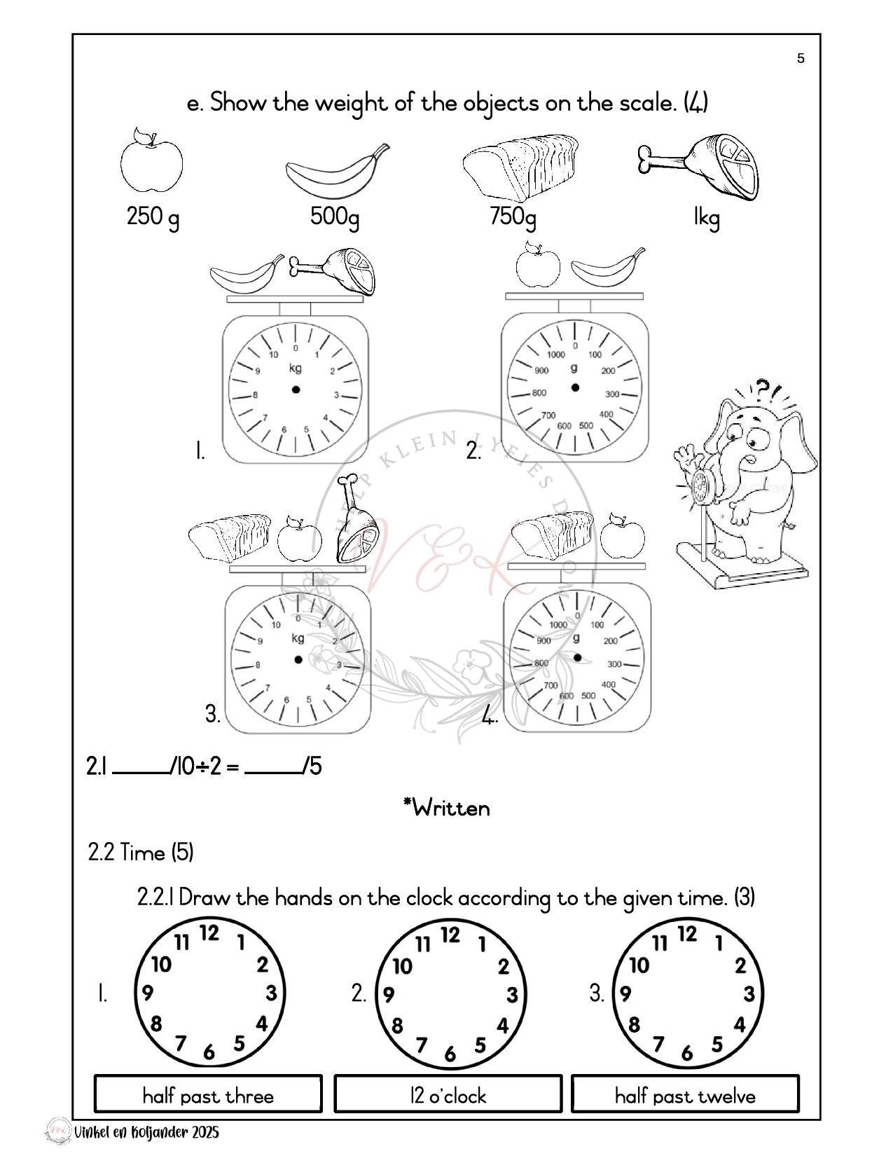 Grade 3 Mathematics Formal Assessment Task - Term 2 2025 - Image 3