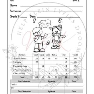 Grade 3 Mathematics Formal Assessment Task - Term 2 2025