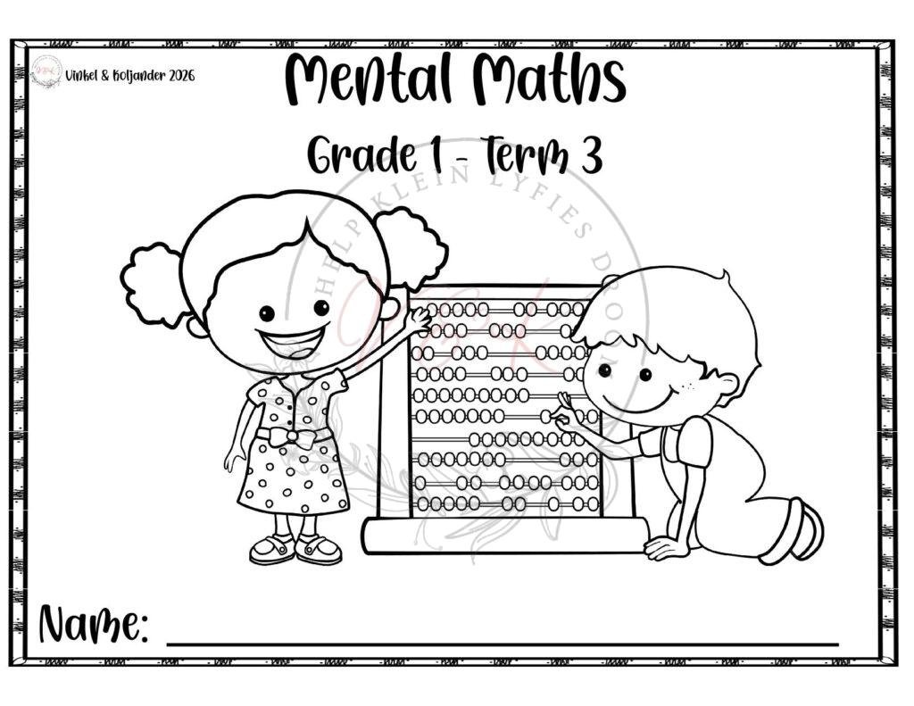 Grade 1 Mathematics Mental Maths - Term 3 2026