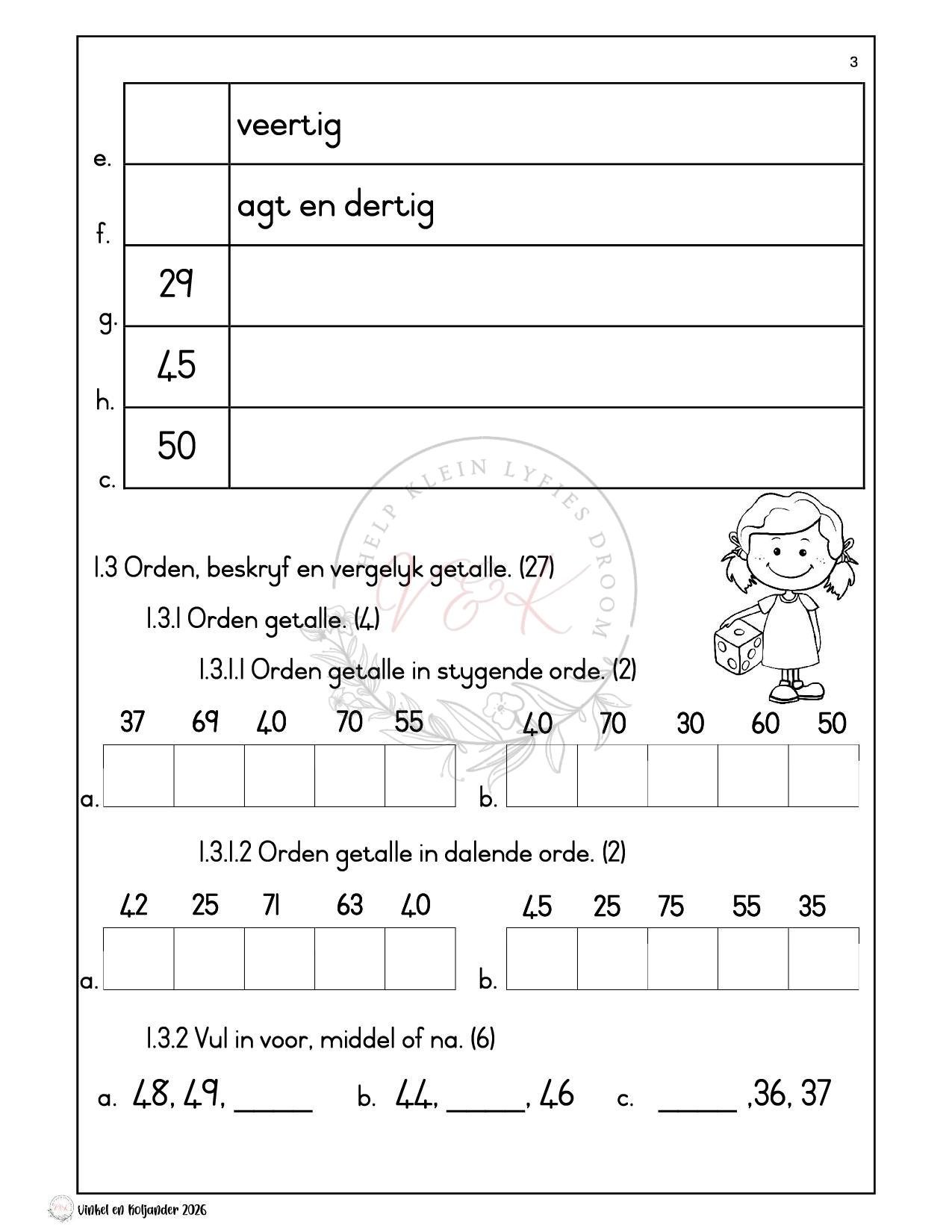 Graad 2 Wiskunde Formele Assesserings Taak - Kwartaal 3 2026 - Image 2