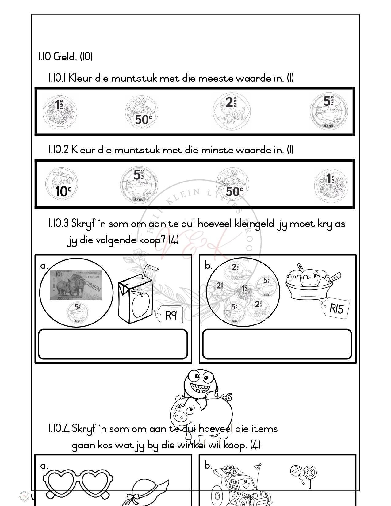 Graad 1 Assesserings Pakket - Kwartaal 4 2026 - Image 3