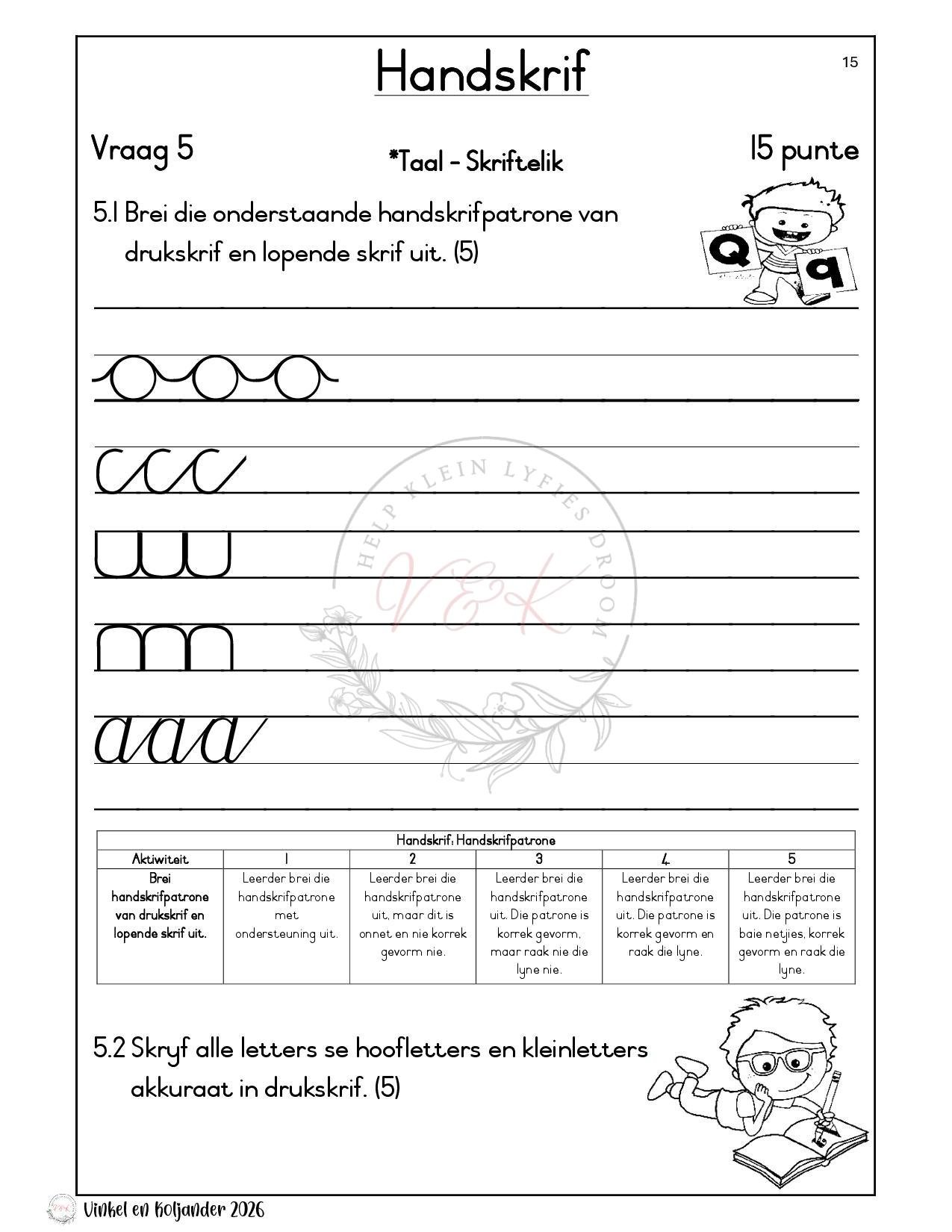 Graad 2 Afrikaans Huistaal Formele Assesserings Taak - Kwartaal 4 2026 - Image 3