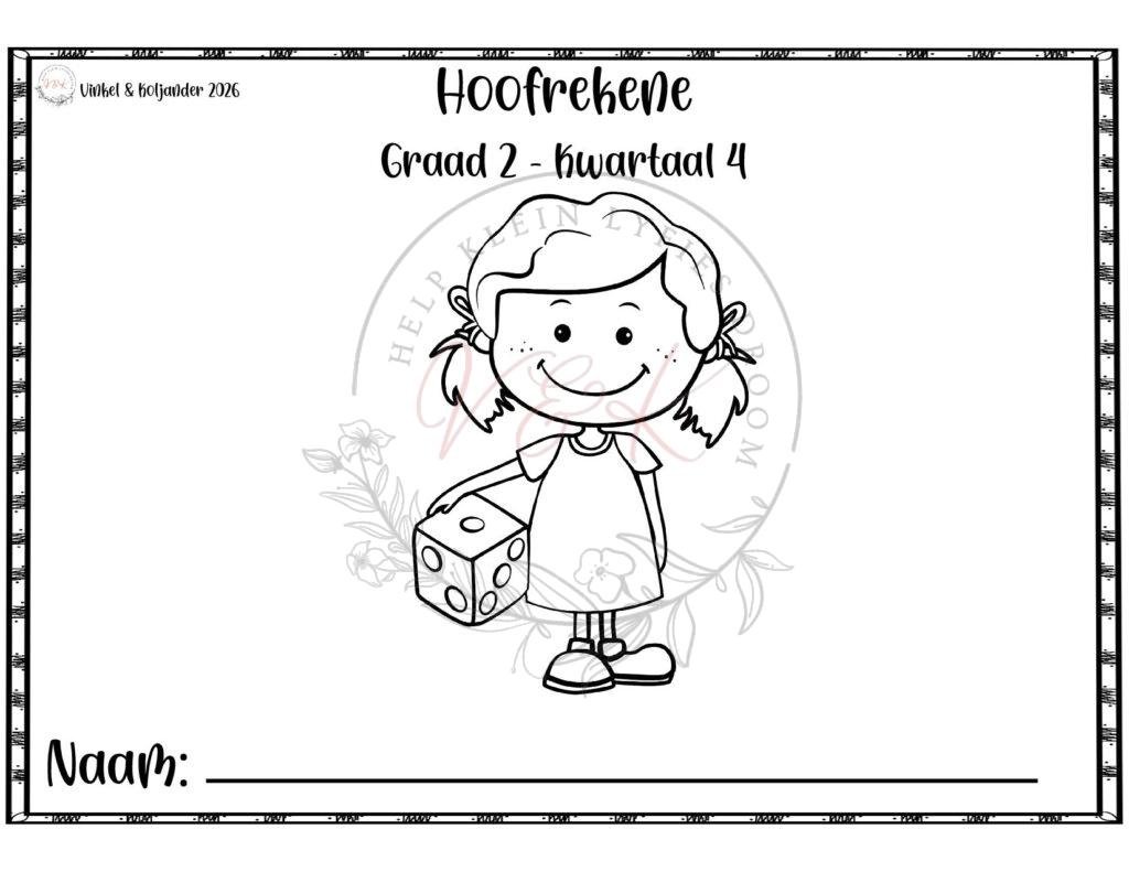 Graad 2 Wiskunde Hoofrekene - Kwartaal 4 2026