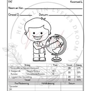 Graad 2 Lewensvaardigheid Formele Assesserings Taak - Kwartaal 4 2026